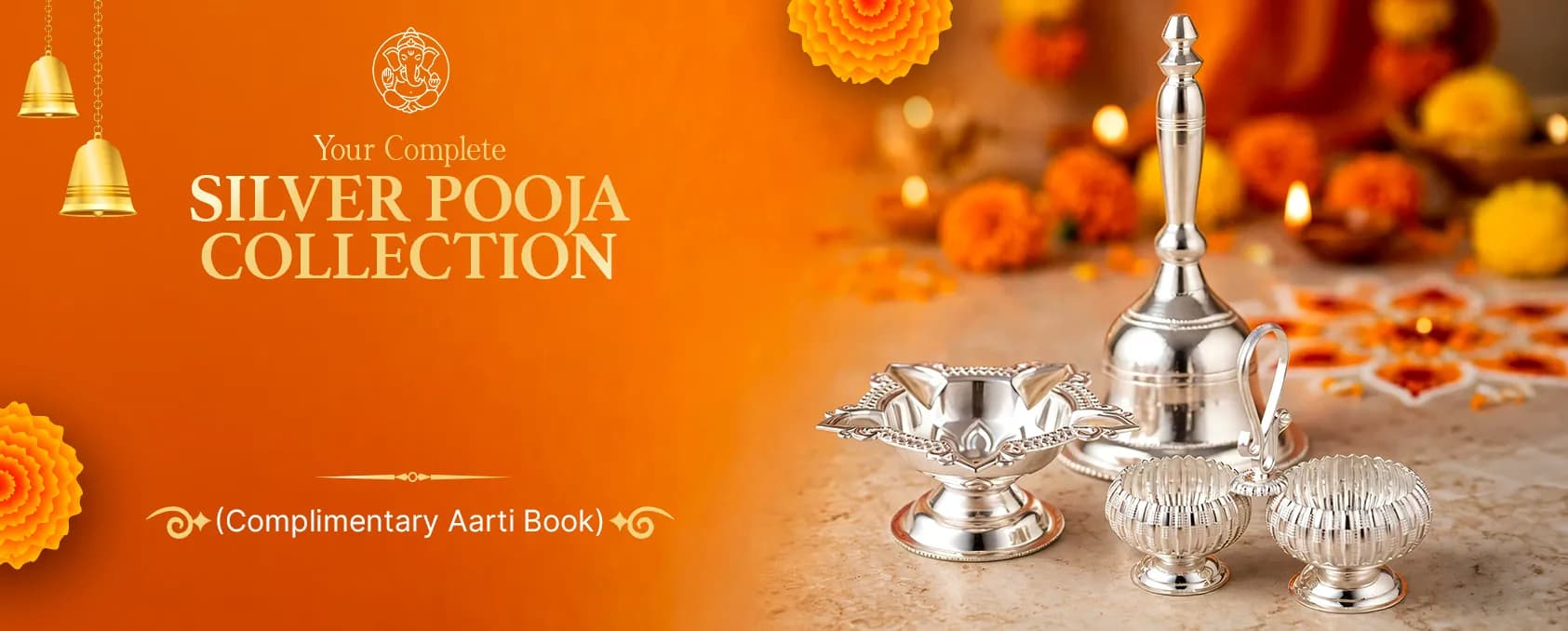 SILVER POOJA ESSENTIALS