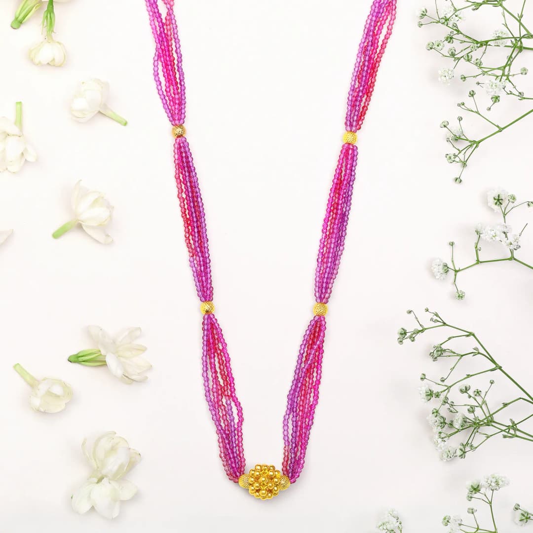 Rose Blush Lakhi Mala