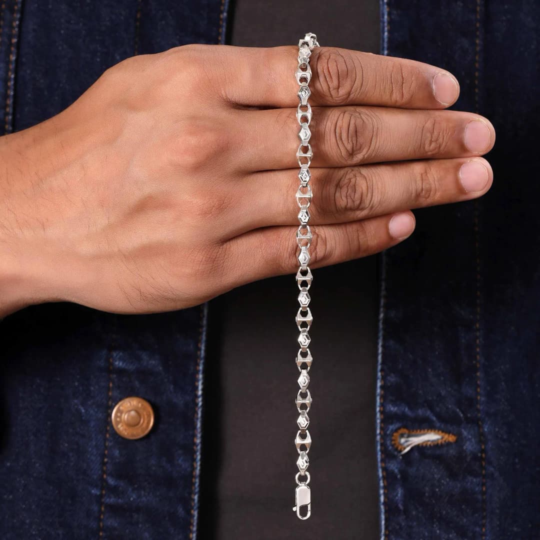 The Heavy Link Silver Bracelet
