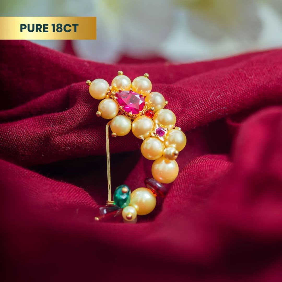 Paithani Elegance Nath