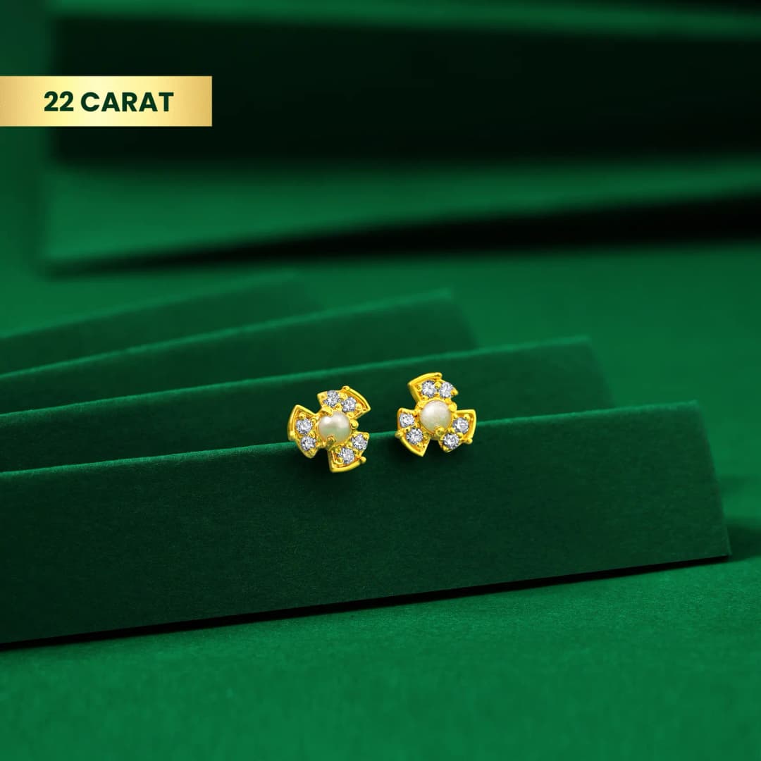 22Kt Moti Sparkle Golden AD Tops