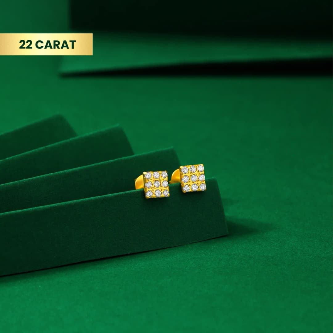 22Kt Golden Square AD Tops