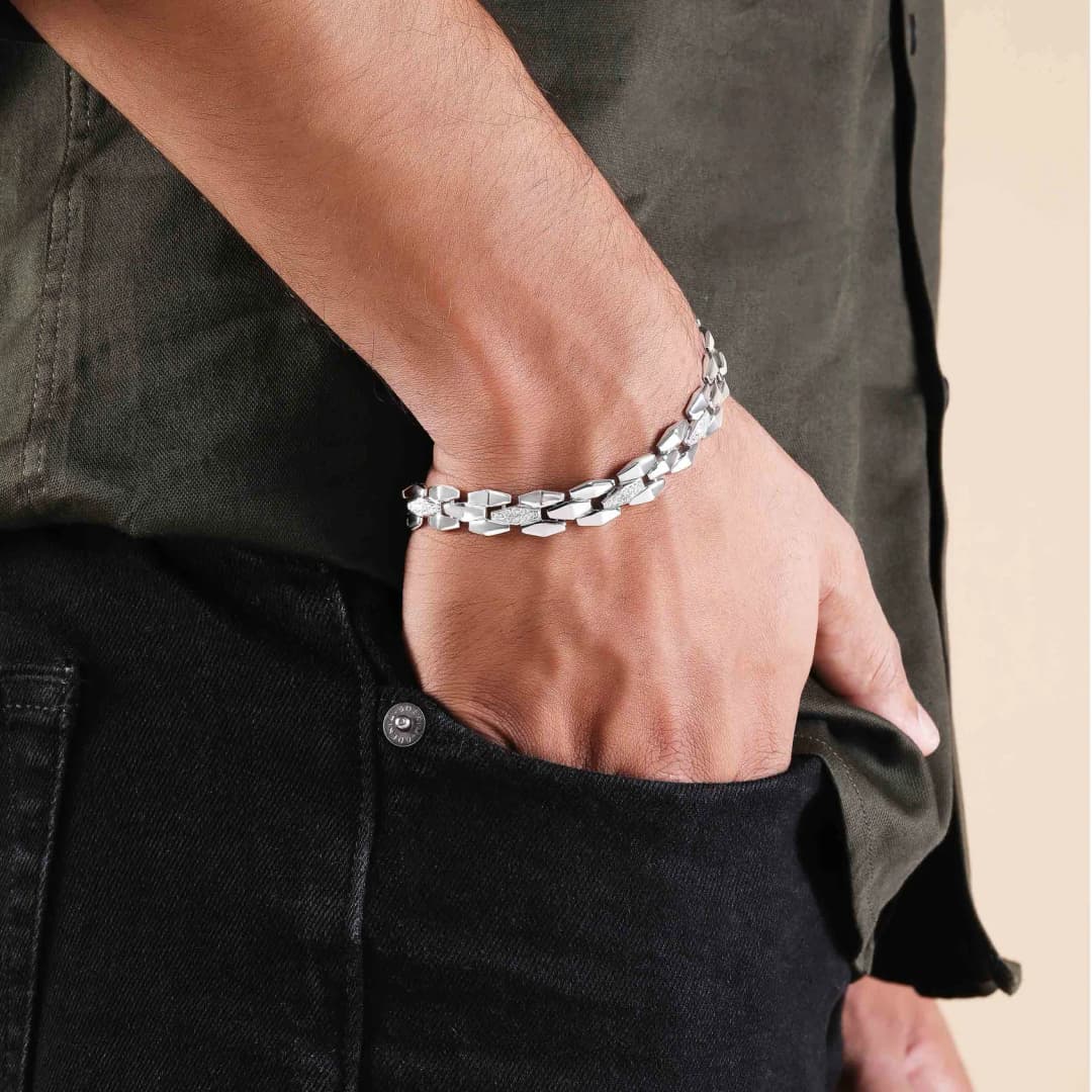 The Valor Silver Bracelet