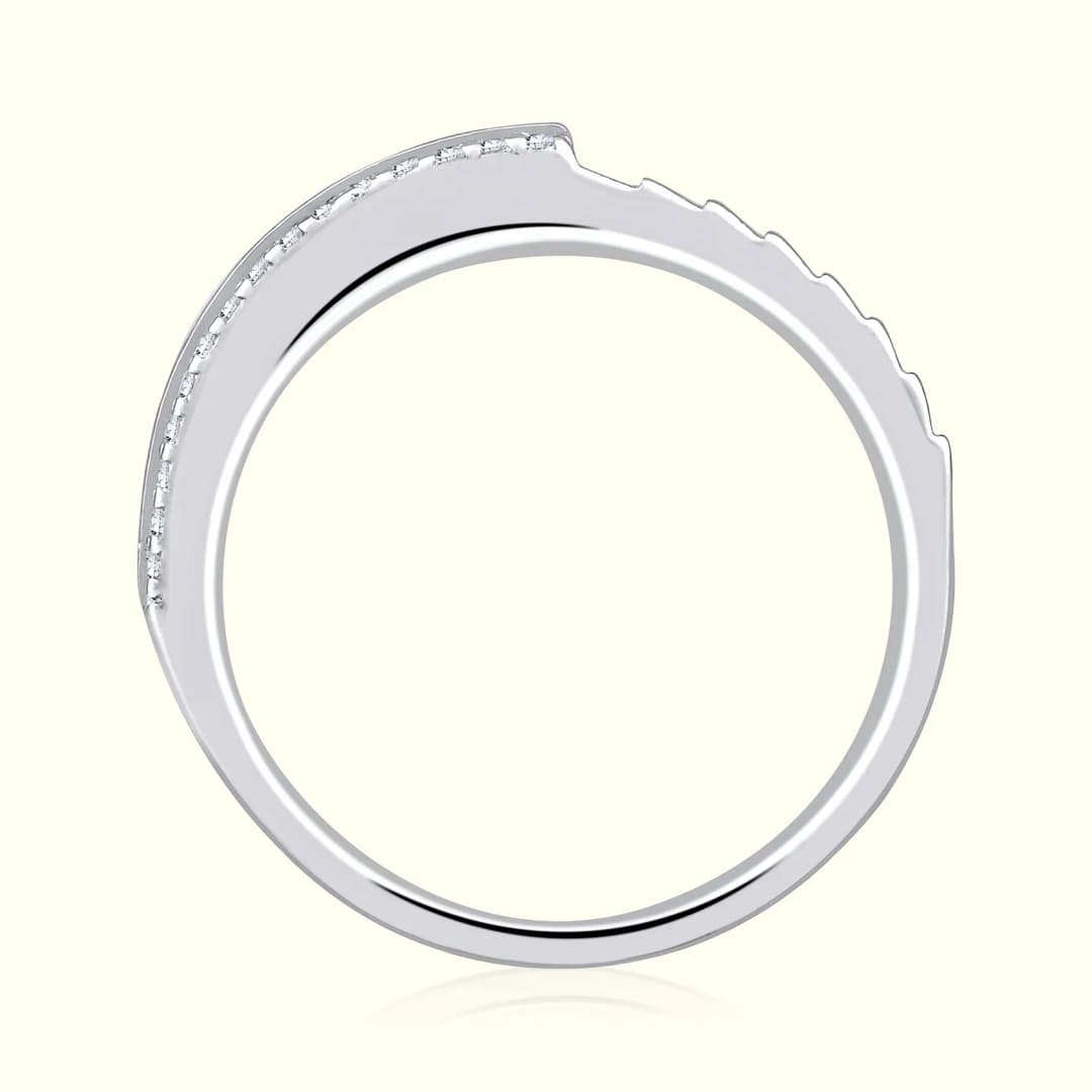 Modern Style Silver Ring