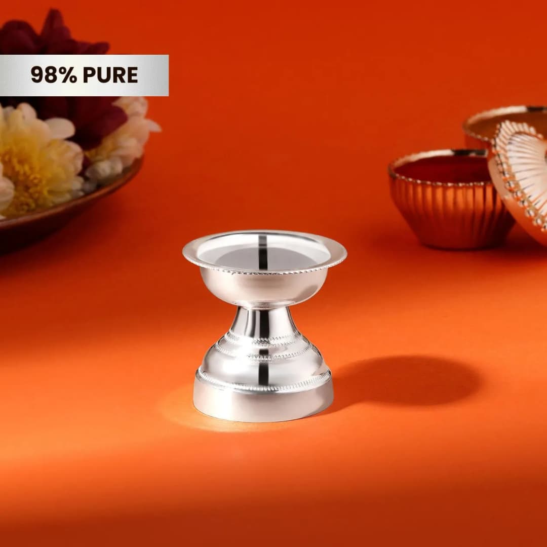 Pure Silver Diya