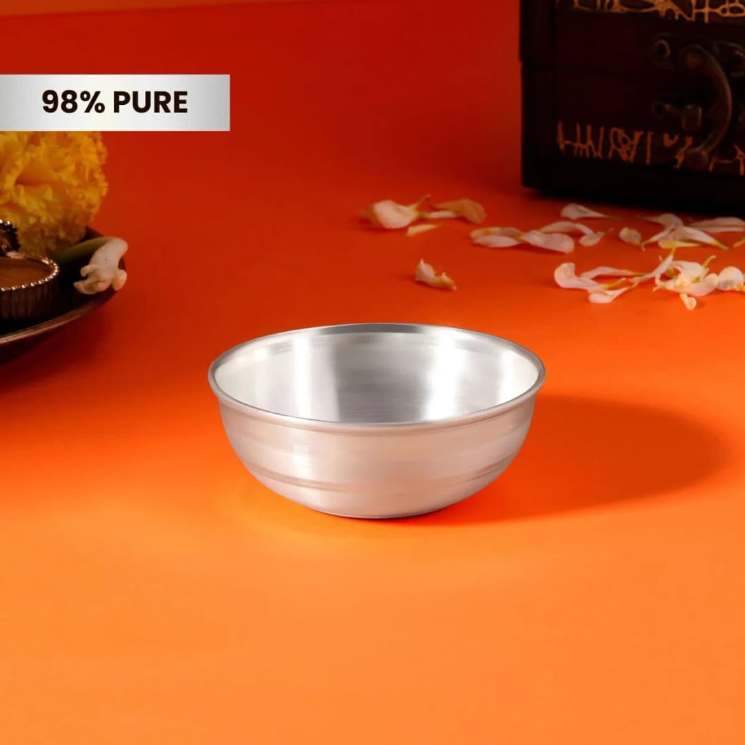 Silver Fancy Bowl