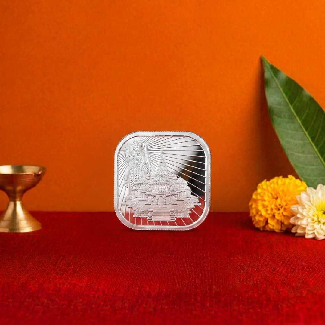 Jai Shri Ram Mandir Silver Coin