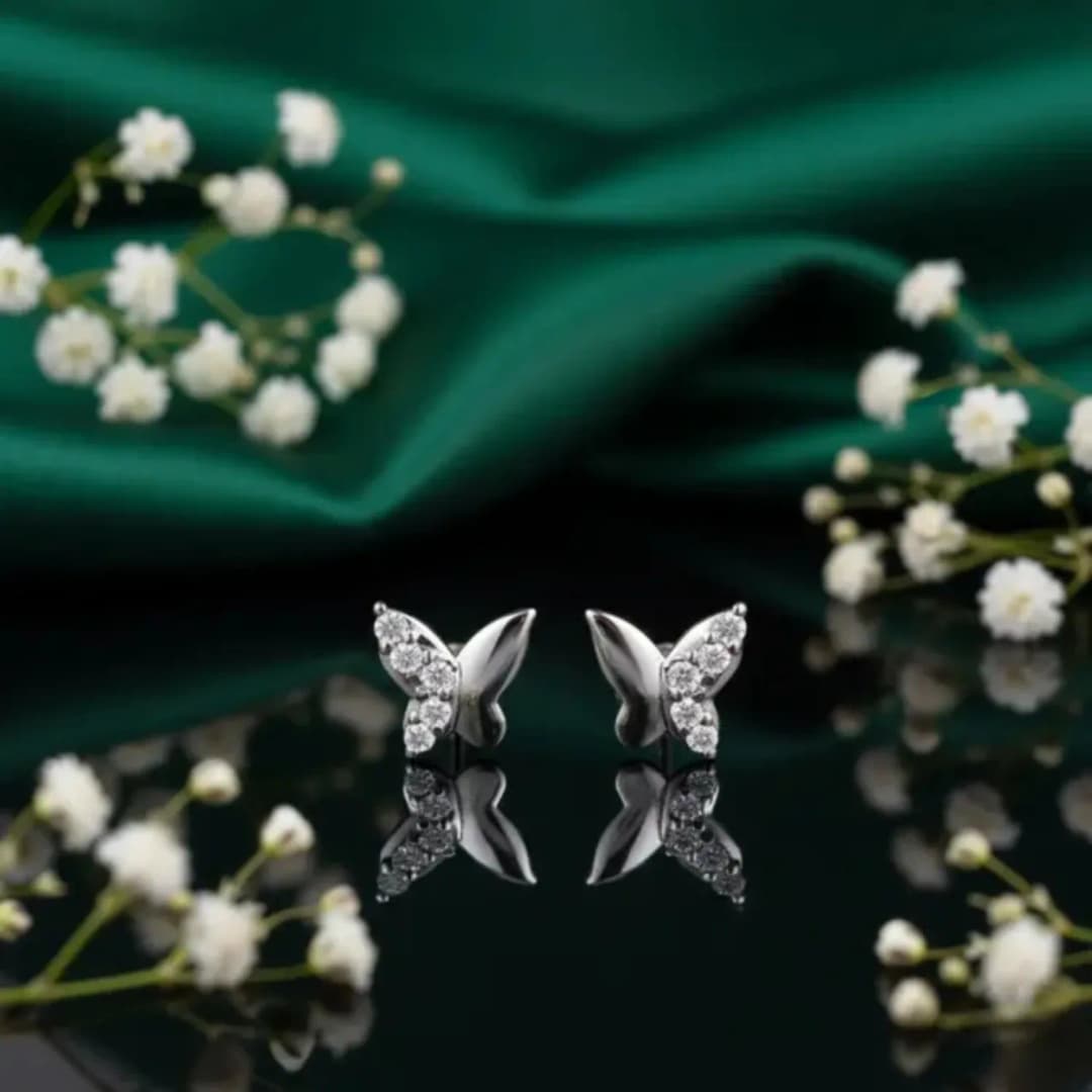 Butterfly Silver Tops