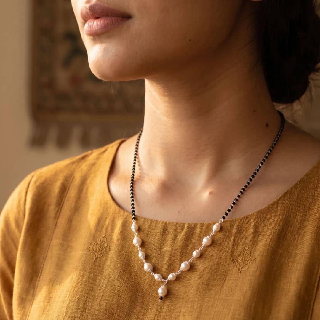 Classic Elegance Silver Mangalsutra