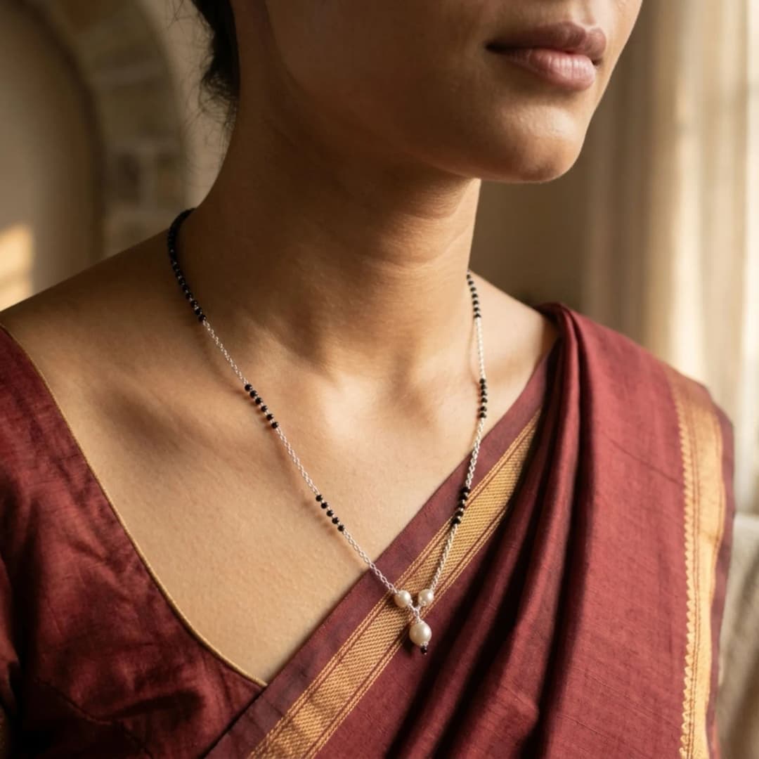 Silvara Moti Mangalsutra