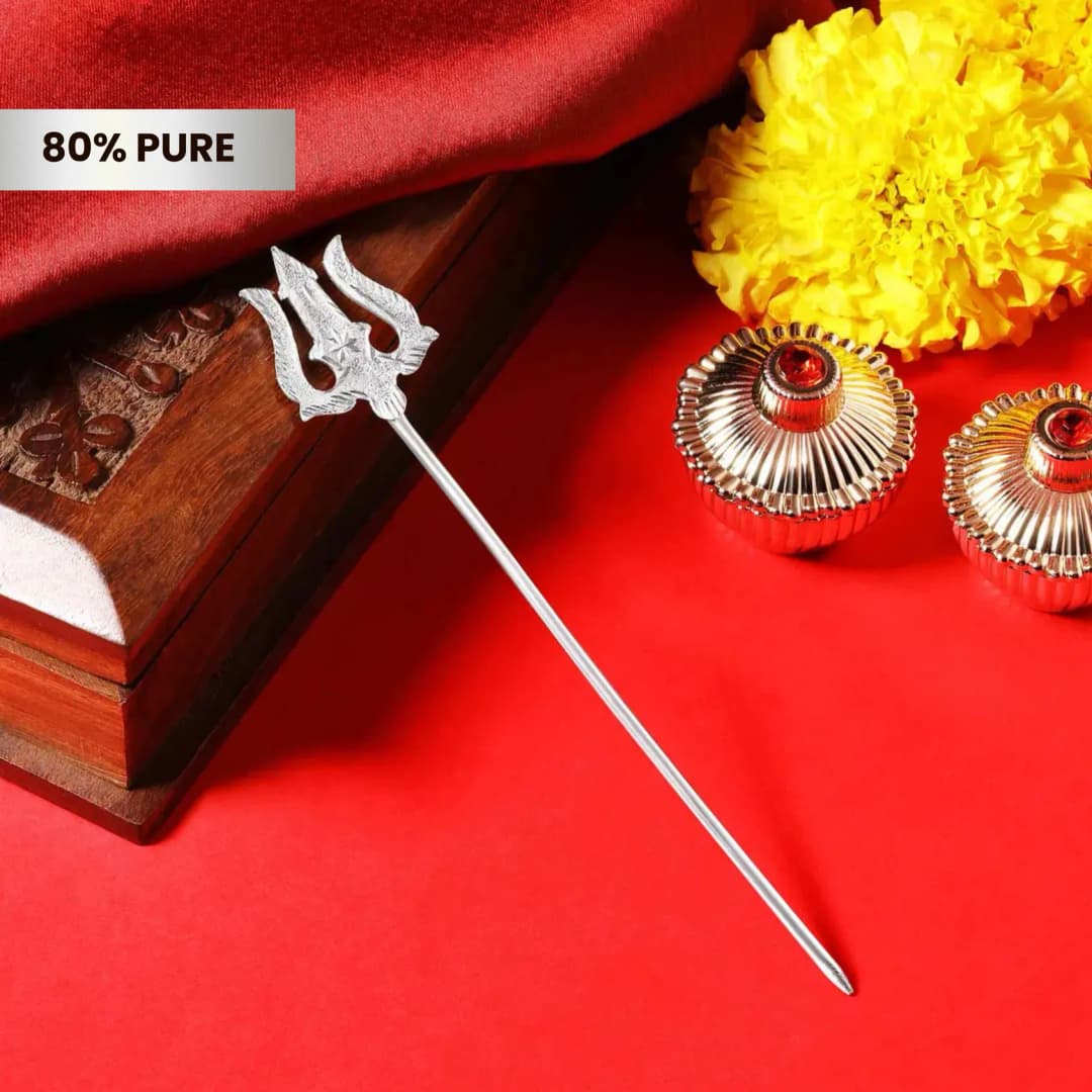 Silver Trishul
