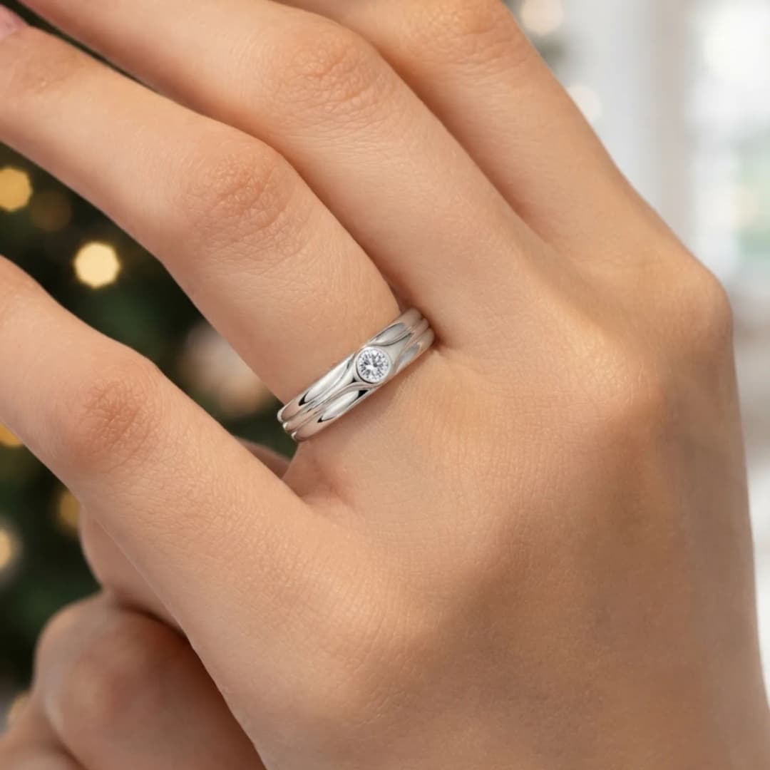 Contemporary Silver Ring