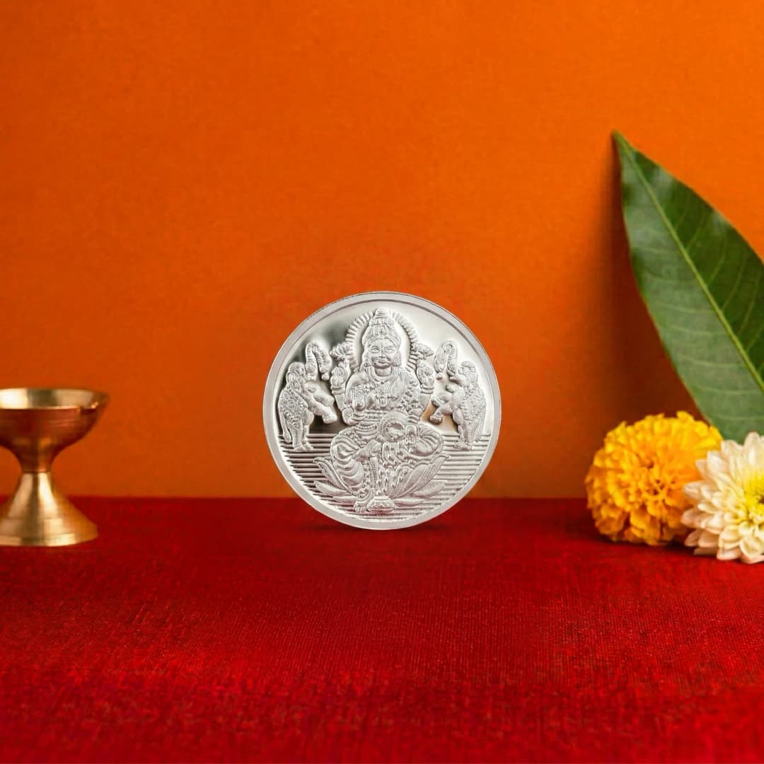 5 Gram 999 Goddess Lakshmi Pure Silver Coin