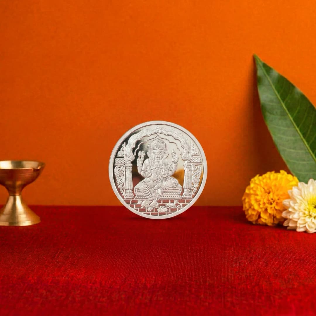 5 Gram 999 Ganpati Pure Silver Coin