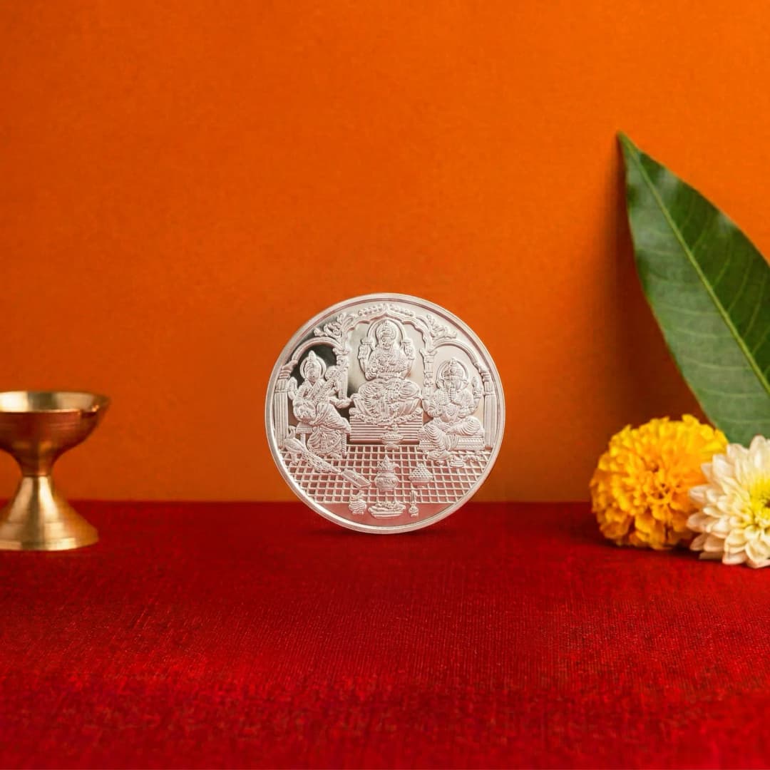 20 Gram 999 Trimurti Pure Silver Coin