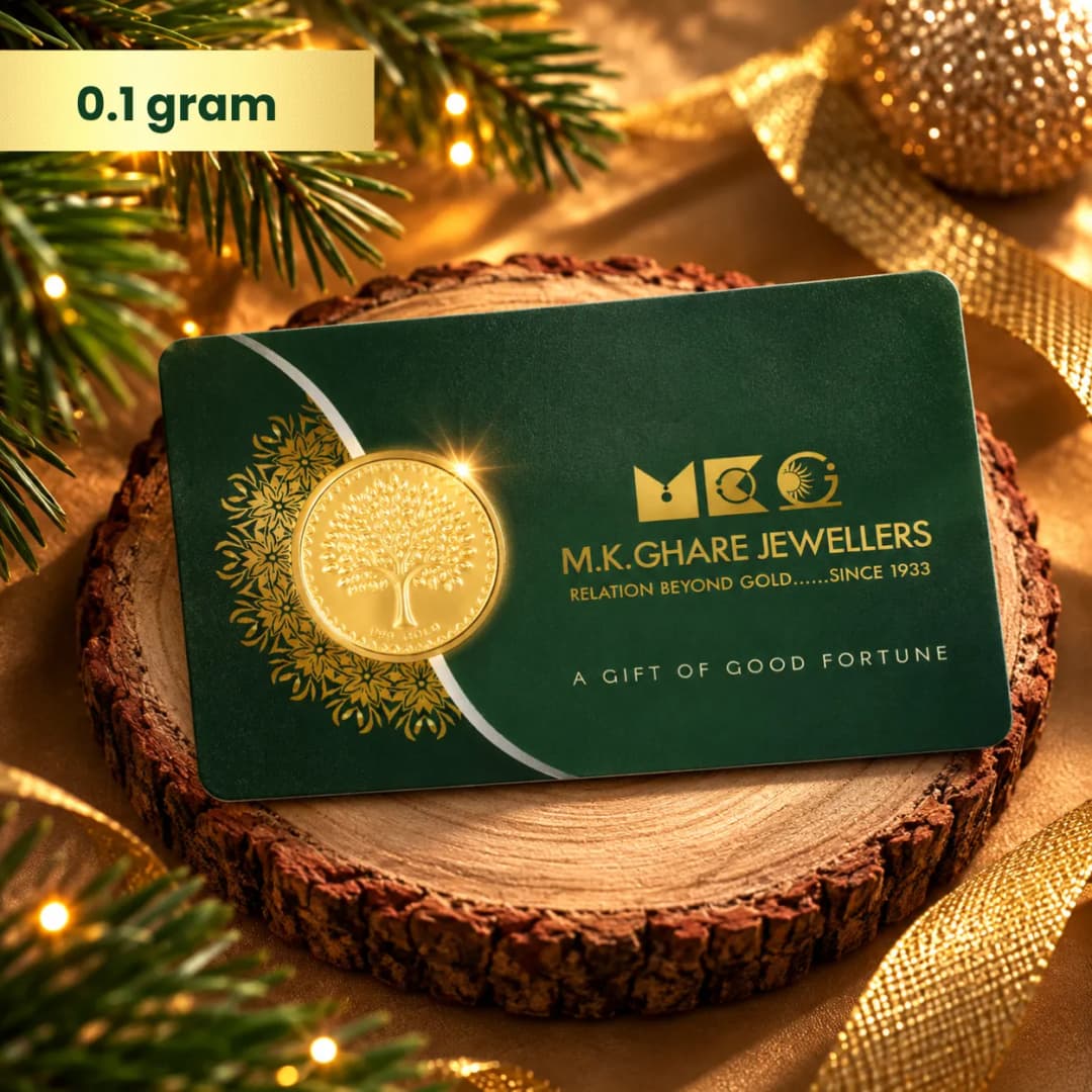 0.1 Gram 24KT (999) Kalpvruksh Pure Gold Coin
