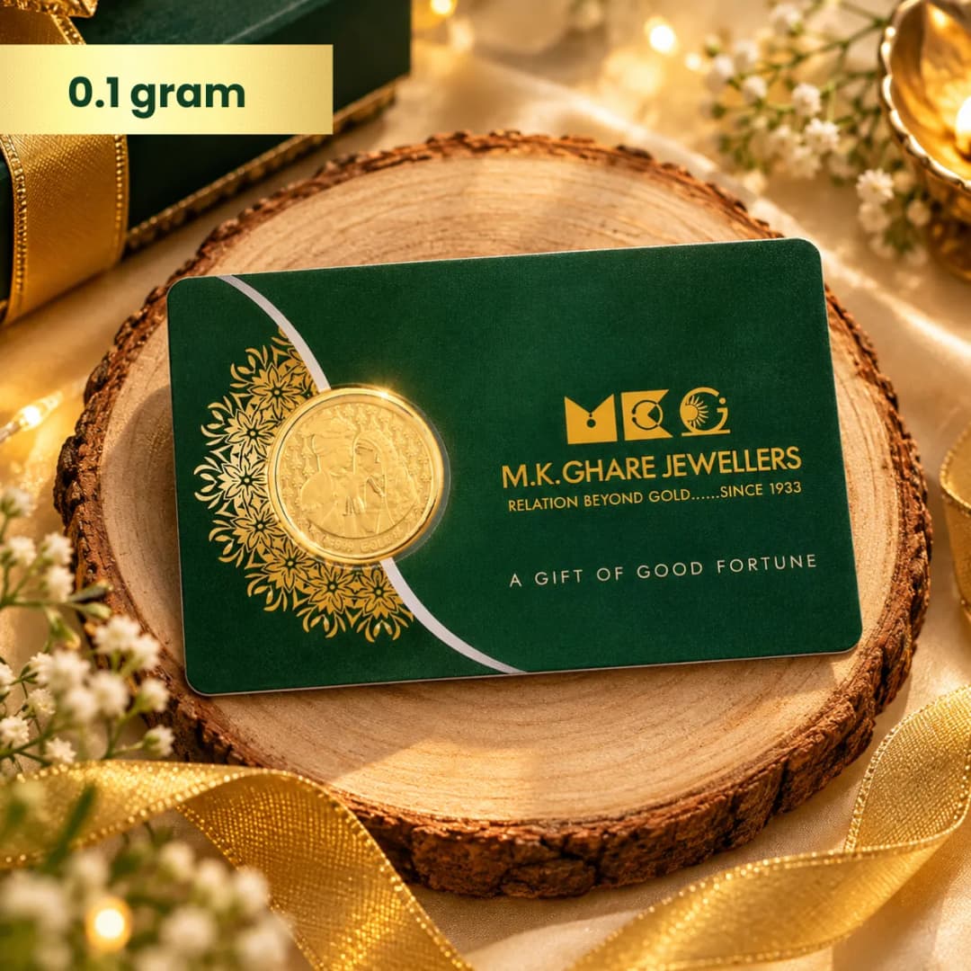 0.1 Gram 24KT (999) Married Couple Pure Gift Gold Coin