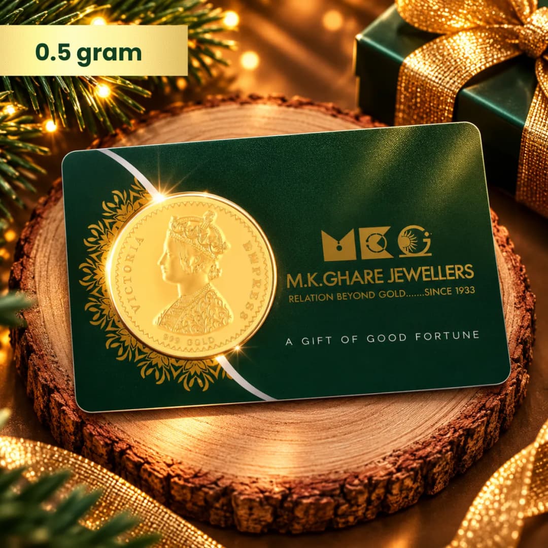0.5 Gram 24kt (999) Victoria Pure Gold Gift Coin