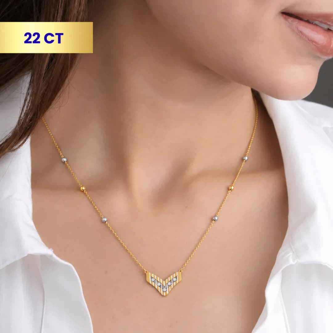 Stylish Golden Fancy Chain