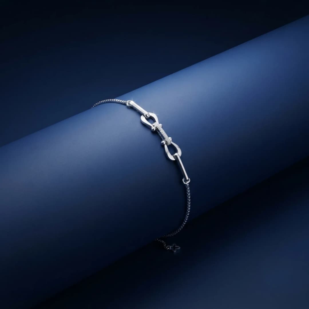 Classic Elegance Silver Chain Bracelet