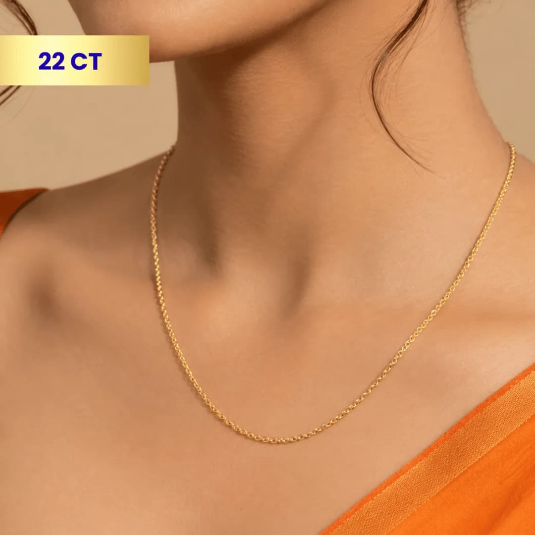 22ct Serene Gold Fancy Chain